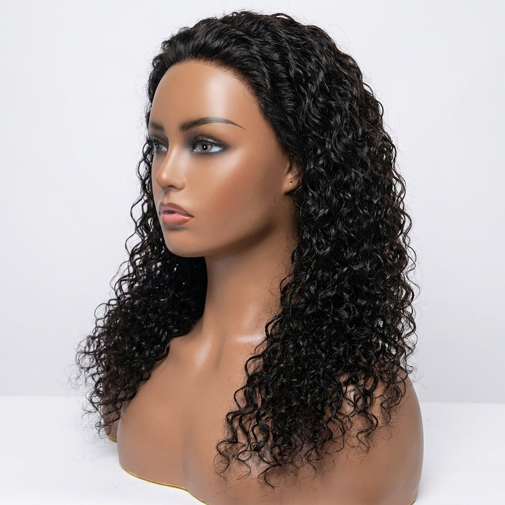 Half wig deep curly 20"